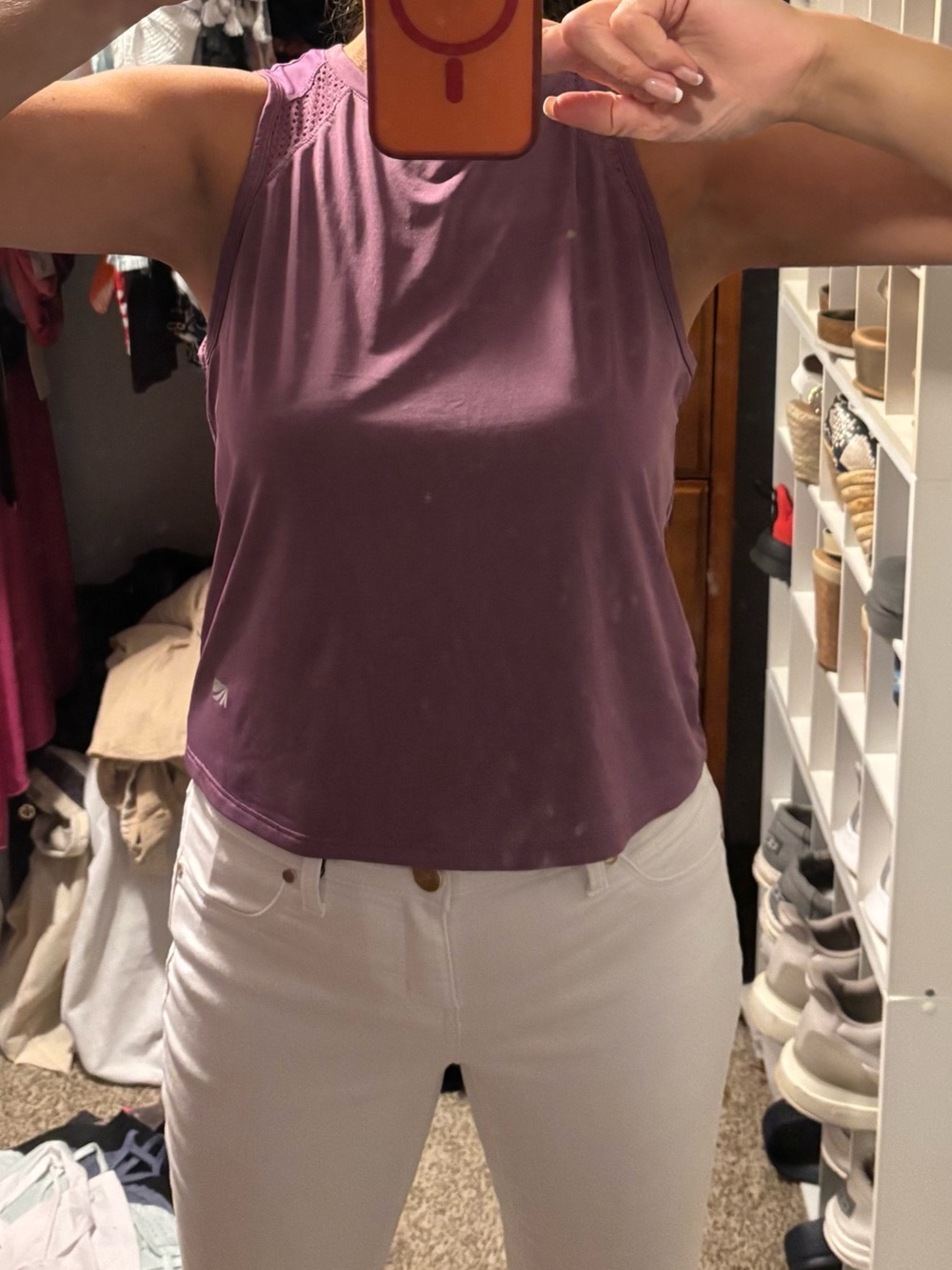 Women’s Performance Tank Top in Dusty Purple